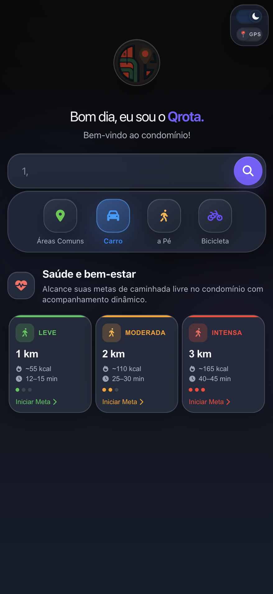Tela de Saúde